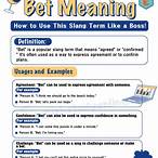 what bet means